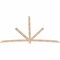 Ekena Millwork Alberta Smooth Timber Gable Bracket, Douglas Fir, 96"W x 64"H x 1 1/2"D x 3 1/2"F, 16/12 Pitch GBW096X64X0204ALB00SDF - alternate 2